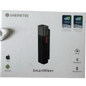 Sabinetek SmartMike+ Wireless Bluetooth Microphone for Content Creators